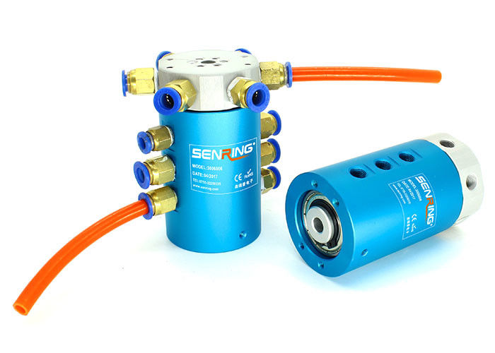 Port de accouplement rotatoire pneumatique de soutien G1/8 de l'électronique de Senring 6 de passage léger