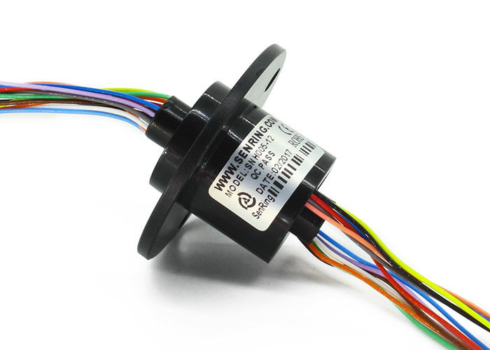 la taille Mini Through Hole Precision Slip de trou de 5mm que le signal de l'anneau 2-12circuits pour chacun câble est 2A