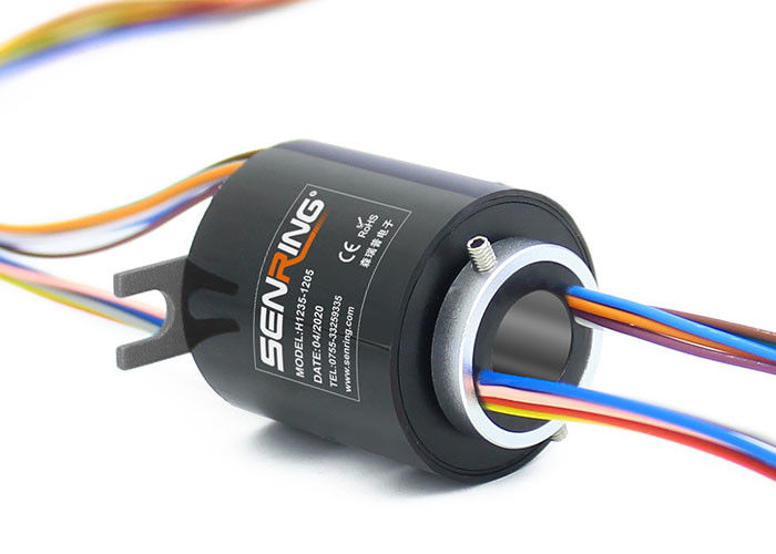 1000RPM Mini Hole Ingergal Precision Slip Ring Customized For More Circuits ou grand courant