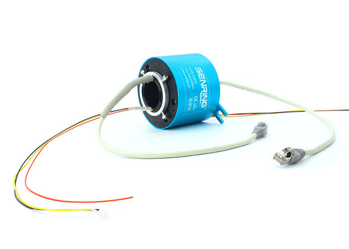 Glissement rotatoire électrique Ring For Gigabit Ethernet de grand diamètre de connecteur d'ODM de Senring
