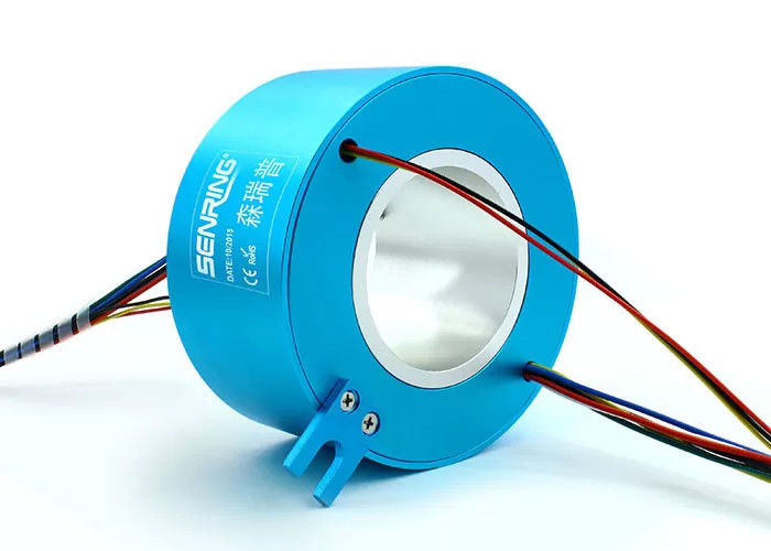 Électrique hydraulique Pneumatique à travers le trou Slip Ring Hole Taille 70mm OD 140mm